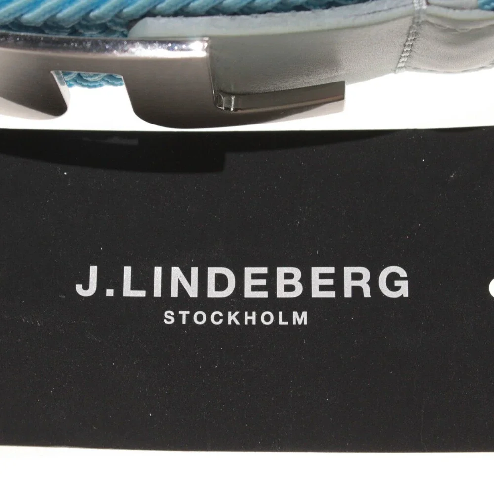J.Lindeberg NWT Berry Elastic Braided / Woven Belt Size 100 (US 36-37) in Blue